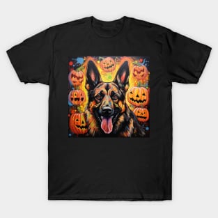 Halloween German Shepherd T-Shirt